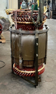 1,500hp ABB Stator After Varnish Treatment