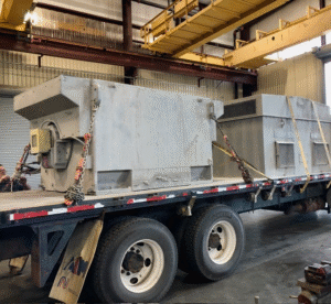 5,000hp Reliance Motor Arriving for Evaluation and Repair