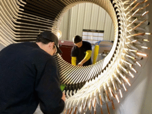 8,000hp Stator Rewind