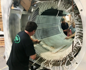 9,500hp Stator Rewind
